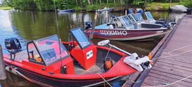 Катер Orionboat 46 с двигателем 60 л.с. и эхолотом
